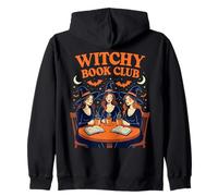 Witchy Book Club Witches Halloween Coffee Lecture Sweat à Capuche