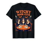 Witchy Book Club Witches Halloween Coffee Lecture T-Shirt
