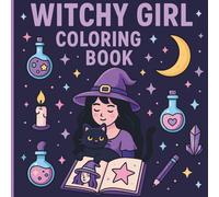 Witchy Cat Girl Coloring Book for Adults and Teens: A Magical & Relaxing Coloring Journey with Cute Witches, Mystical Cats, Spell Circles, Potions & ... Aesthetic, Stress Relief, and Halloween Vibes