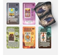 Witchy Cauldron Apprendre le tarot avec des mots-clés, des planètes, des signes du zodiaque et des chakras