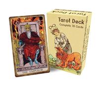 Witchy Cauldron Jeu de cartes de tarot original pour débutants avec guide durable 400 g/m²