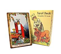 Witchy Cauldron Jeu de cartes de tarot original pour débutants avec guide durable 400 g/m² (grand)