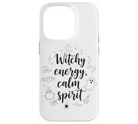 Witchy Energy Calm Spirit Mystique Halloween Amant Coque pour iPhone 14 Pro