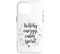 Witchy Energy Calm Spirit Mystique Halloween Amant Coque pour iPhone 16 Pro Max