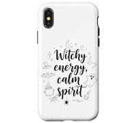 Witchy Energy Calm Spirit Mystique Halloween Amant Coque pour iPhone X/XS
