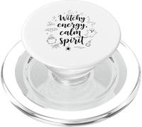Witchy Energy Calm Spirit Mystique Halloween Amant PopSockets PopGrip pour MagSafe