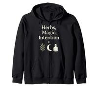 Witchy Herboriste Herboriste Magique Sorcière Verte Botanique Sorcière Sweat à Capuche