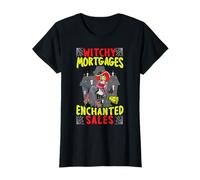 Witchy Mortgages Enchanted Sales Scary Realtor Halloween T-Shirt