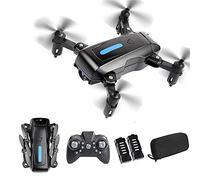 with 4KHD Camera FPV RC Drone Foldable RC Drones Quadcopter 24 Minutes Battery Life Trajectory Flight 360° 3D Roll Headless Mode About 100M Remote Control Distance