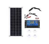 (with 60A Controller) 1000W Solar Panel Kit 12V With 10A To 60A Charge Controller For RV Car Phone And Outdoor Charging Complete System