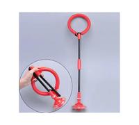 (with backpack, Red) Children Flashing Jump Ring Sports Bouncing Ball Foldable Flashing Bouncing Ball Suitable For Children Or Adults Skill Game