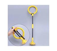 (with backpack, Yellow) Children Flashing Jump Ring Sports Bouncing Ball Foldable Flashing Bouncing Ball Suitable For Children Or Adults Skill Game