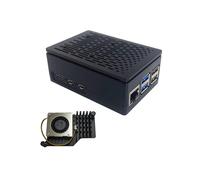 (With black radiator) Heatsink Cooling Fan Case for RPI 5 Board Protector Enclosure Box Optional Heatsink Multicolor