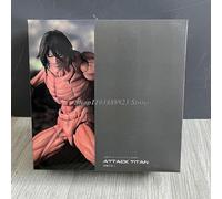 (with box)Revoltech Attack On Titan Eren Jaeger Action Figure Anime AMAZING YAMAGUCHI Model Doll Statue Joint Movable Movie Toys Gifts