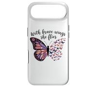 with Brave Wings She Flies Butterfly Sign with Brave Wings Coque pour iPhone Air