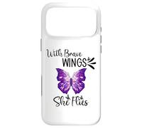 with Brave Wings She Flies Sign She Flies with Her Own Wings Coque pour iPhone 17 Pro Max