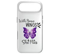 with Brave Wings She Flies Sign She Flies with Her Own Wings Coque pour iPhone Air