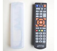 With Cover Télécommande intelligente universelle avec fonction d'apprentissage, contrôleur 3 en 1, fonctionne pour 3 revie, TV STB DVD SAT DVB HIFI TV BOX, L336
