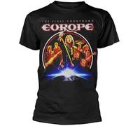 with Europe 'The Final Countdown' T-Shirt - & ! Black XL