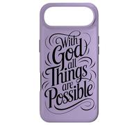 with God All Things are Possible | Matthieu 19:26 Coque pour iPhone Air