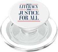 with Literacy and Justice for All Read Banned Books Activist PopSockets PopGrip pour MagSafe
