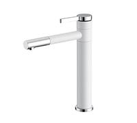 with Pull Out Spray 360° rotatable Faucet Pull-Out Nozzle Hot and Cold Water Sink taps Brass Single Handle Multi-Funct Retractable Tap for Bathroom Sinks,High Style