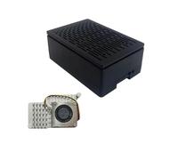 (With silver radiator) Heatsink Cooling Fan Case for RPI 5 Board Protector Enclosure Box Optional Heatsink Multicolor