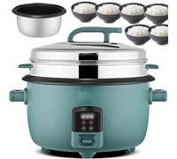 with Steamer,8L,Cuiseur à Riz, 8-45L, cuiseur à Riz Extra Large de Grande capacité pour Cantine Commerciale d'hôtel, Haute Puissance, épaissi, Combustion Anti-séchage