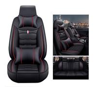WITH001 Housse Siege Voiture pour Hyundai i20 i-20 I20 N, Housse de Protection Respirante en Cuir PU Premium Imperméable Avant Arrière Accessoires,E Black Red