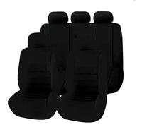 WITH001 Housses de Siège de Voiture pour KIA Sportage III (SL) 2010 2011 2012 2013 2014 2015 2016, Tissu Housse de Protection Couvre Sièges Confortables Antidérapant Respirant Accessoire,A Black