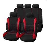 WITH001 Housses de Siège de Voiture pour KIA Sportage III (SL) 2010 2011 2012 2013 2014 2015 2016, Tissu Housse de Protection Couvre Sièges Confortables Antidérapant Respirant Accessoire,D Red