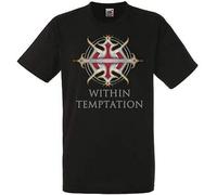 Within Temptation Mens T-Shirt Black Tee Size XL