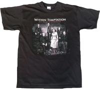 Within Temptation Official Tour 2007 The Heart of Everything Wow Band T-Shirt M36797 Manches Courtes(X-Large)