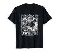 Within The Soul, Un Classique Russe de Lew Tolstoï T-Shirt Graphique avec Valeur, Homme, Noir, S