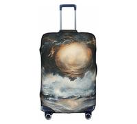 Within The Tides Housse de protection élastique lavable pour valise, anti-rayures, housse de voyage, blanc, X-Large