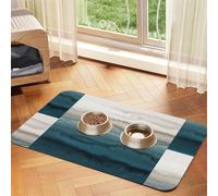 Within The Tides Nappe en cuir absorbant pour animaux de compagnie, tapis en cuir absorbant pour animaux de compagnie, zone d'alimentation bien rangée pour chiens, chats, animaux de compagnie