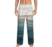 Within The Tides Pantalon de pyjama imprimé pour homme Pantalon de détente Pantalon de pyjama confortable Vêtements de nuit Vêtements de détente pour adultes, blanc, M