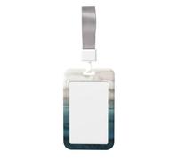 Within The Tides Porte-badge robuste avec enrouleur rétractable, porte-badge d'identité, porte-clés, badge de travail pour infirmière, enseignant, étudiant, bureau, femme et homme