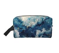 Within The Tides Trousse de toilette de voyage à capacité spacieuse pour femme et homme, blanc, Taille unique