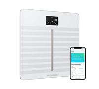 WITHINGS Body Scan - Balance connectée validée cliniquement, Wi-F & Bluetooth, analyse segmentaire (graisse, muscle, eau), ECG, âge vasculaire, santé nerveuse, Apple Health & Google Fit, Beige
