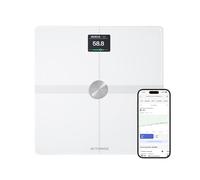WITHINGS Body Smart - Balance connectée avec composition corporelle avancée (Poids, Masse grasse/Musculaire/Osseuse, Eau, Indice de graisse viscérale), Balance pèse personne WiFi et Bluetooth