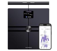 Withings BodyFit | Balance Connectée 8 Électrodes, ECG, 40+ Mesures | Balance Connectée, Bilan Métabolique & Cardiovasculaire Avancé, Poignée Intégrée, Analyse 6 Zones, Âge Vasculaire, Wi-Fi