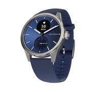 Montre connectée Withings ScanWatch 2 42 mm Argent avec bracelet Bleu Nuit