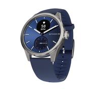 Withings Montre connectée ScanWatch 2 42 mm Argent bracelet Bleu Nuit