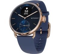 Withings Montre connectée santé ScanWatch 2 – ECG, SpO2, température – 38 mm Bleu