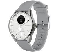 Montre Connectée Hybride 42mm Suivi ECG Autonomie 30 jours ScanWatch 2 Withings Blanc