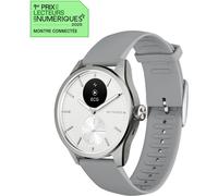 Withings Montre connectée ScanWatch 2 – ECG, SpO2, Température, Suivi sommeil, Étanche, 42mm Blanc