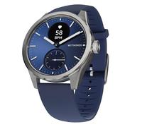 Withings Montre connectée ScanWatch 2 42 mm Argent bracelet Bleu Nuit