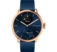 Withings Montre connectée santé ScanWatch 2 – ECG, SpO2, température – 38 mm Bleu