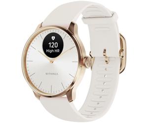 Withings ScanWatch Light HWA11-MODEL 1-ALL - Femme - 37 mm - Hybride - Quartz avec chargeur - Verre 'Gorilla Glass'